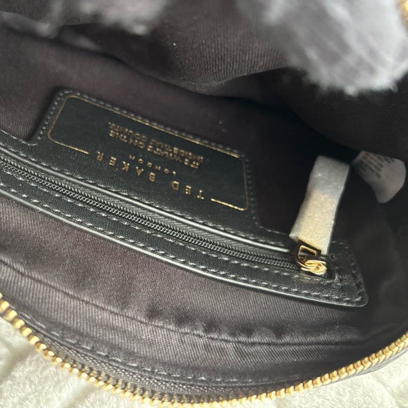 Ted Baker Black Leather Crossbody Bag - Picture 3 of 13